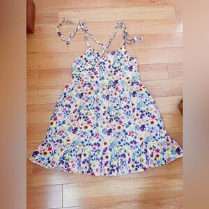 OLD NAVY Tie-Shoulder Fit & Flare Floral Cami Mini Dress‎ L raffle